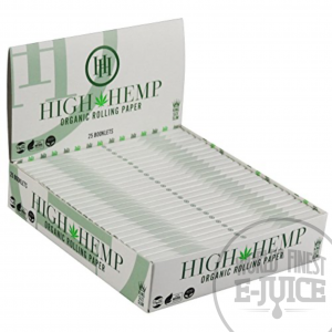 High Hemp King Size Organic Rolling Paper 25Packs